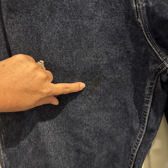 Vintage PNB Nation Jeans Mens 36x34 Blue Denim Carpenter Workwear Baggy 90s Rare - Picture 7 of 16